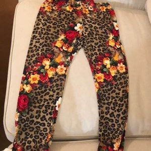 Super Cute leopard print “See You Monday” leggings